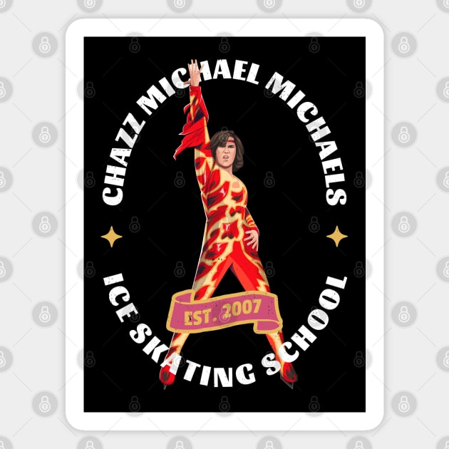 Chazz Michael Michaels Ice Skating School - Est. 2007 Magnet by BodinStreet